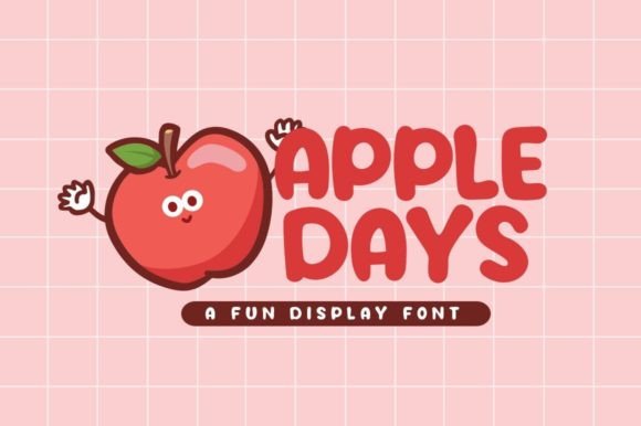 Apple Days β A Playful Font for Creative Projects