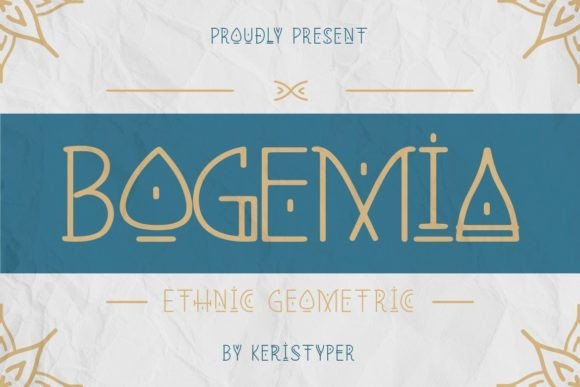 Bogemia: A Unique Display Font for Diverse Design Projects