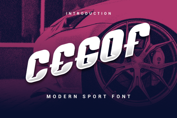 Cegof: A Bold, Futuristic Display Font for Modern Design