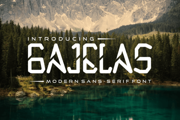 Discover the Versatility of Gajelas: A Unique Display Font for Every Project