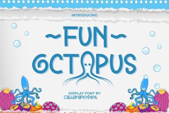 Fun Octopus: A Playful Font for Creative Projects