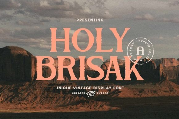 Holy Brisak: A Vintage Serif with Western Charm