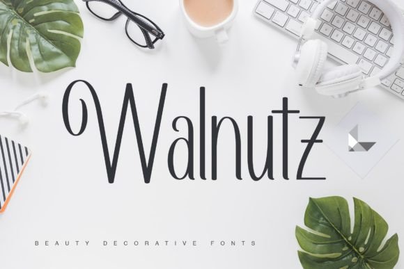 Introducing Walnutz: A Font That Brings Class, Elegance, and a Touch of Vintage Luxury