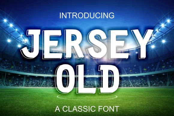 Jersey Old: A Versatile Display Font for Modern Design