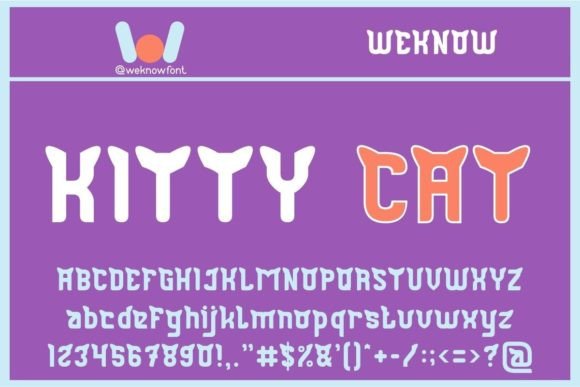 Kitty Cat: A Quirky Font for Every Purpose