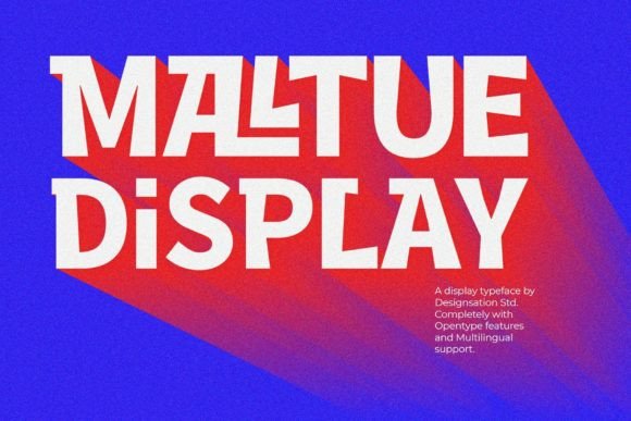 Maltue: A Modern Display Font for Creative Excellence