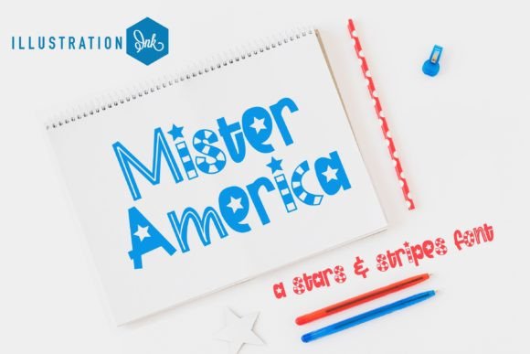 Mr. America: A Bold and Patriotic Font for Every Creative Need