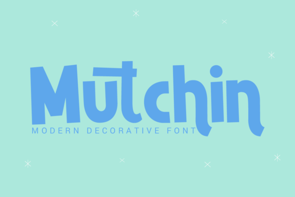 Mutchin: A Bold, Hand-Painted Font