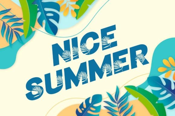 Nice Summer: A Vibrant Font for Creative Workflows