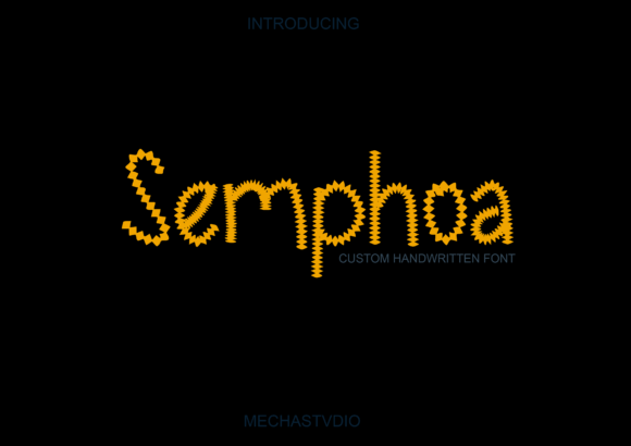 Semphoa: A Bold and Versatile Display Font
