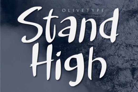 Stand High: A Bold Display Font for Creative Excellence