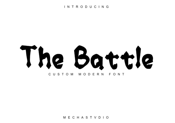 The Battle: A Bold and Versatile Font for Every Creative Need