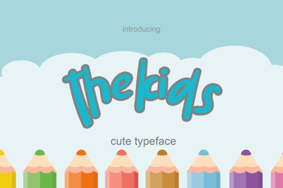 Thekids: A Playful Font for Creative Expression