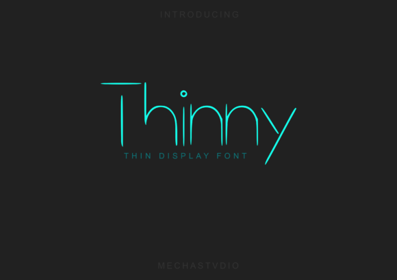 Thinny: A Simple, Cool, and Minimalist Font for Every Project